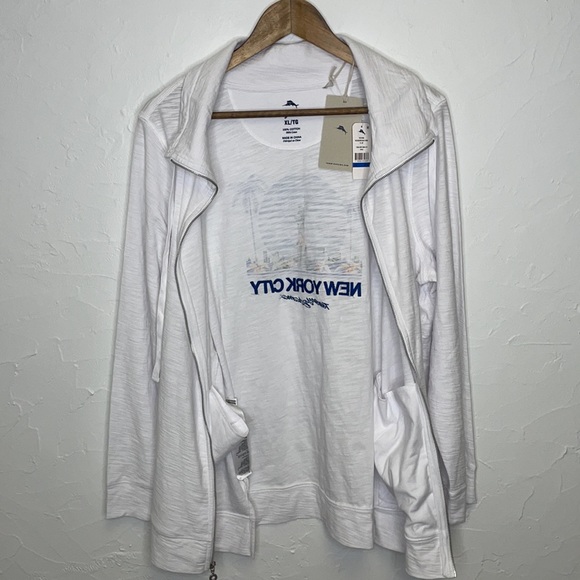 Tommy Bahama Lightweight Full Zip Jacket - Picture 8 of 11